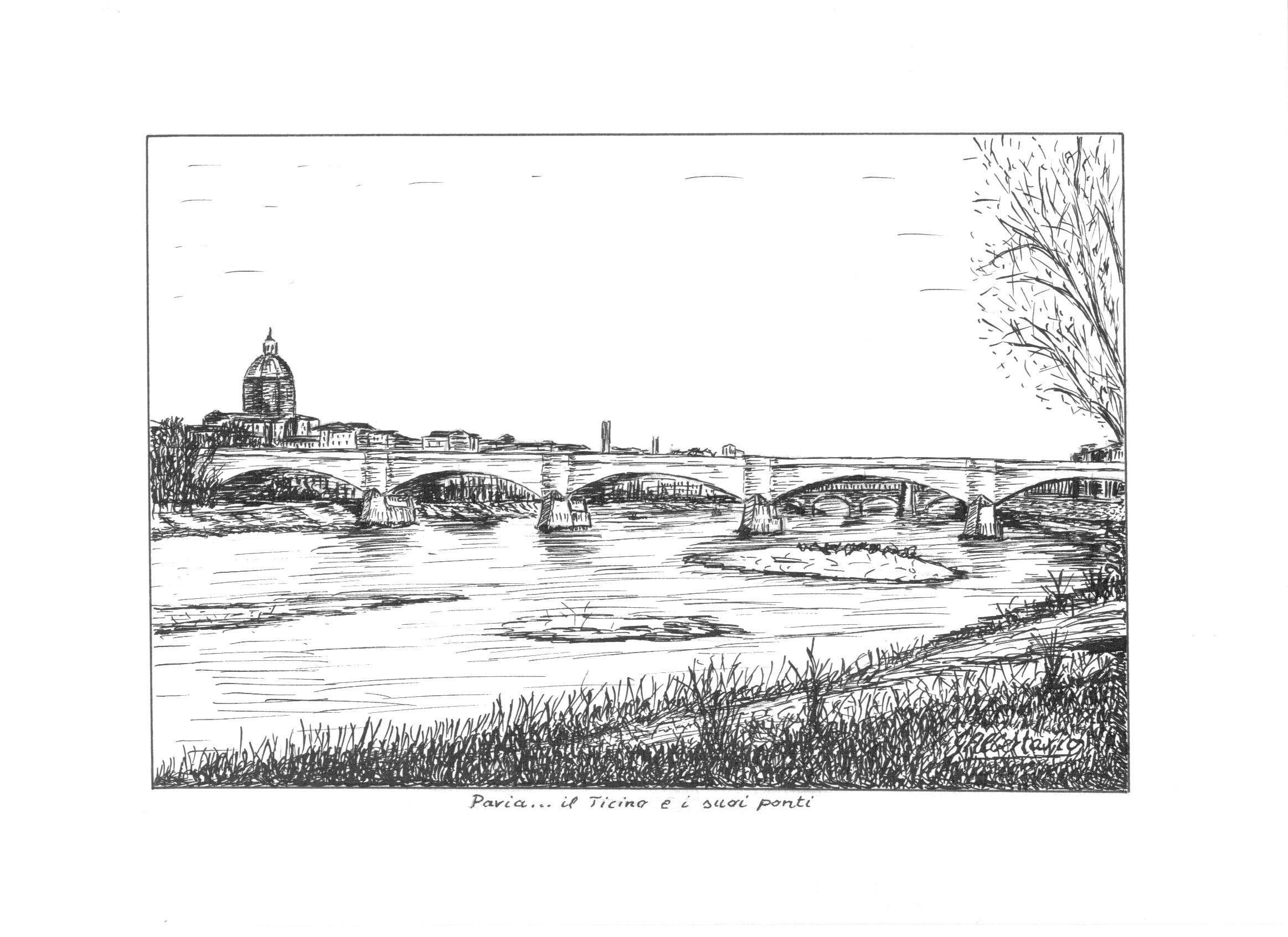 Pavia...il Ticino e i suoi ponti